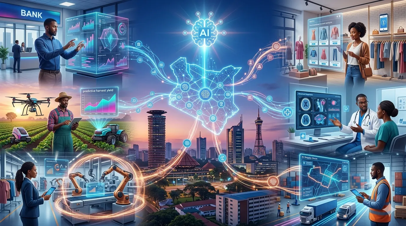 7 Powerful Ways Kenyan Businesses Are Using AI to Work Smarter and Grow Faster
