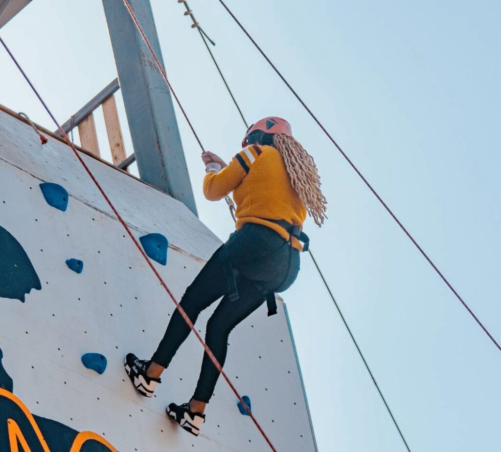 Fun Activities at The Hub Karen Wall Climbing