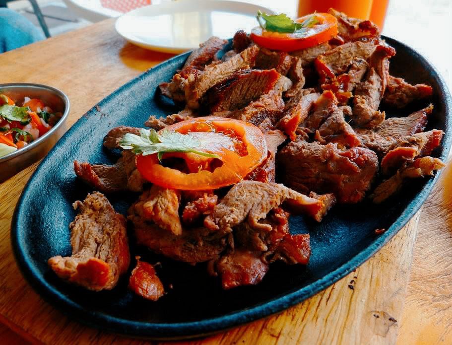 Mbuzi choma at Meat Village Suswa