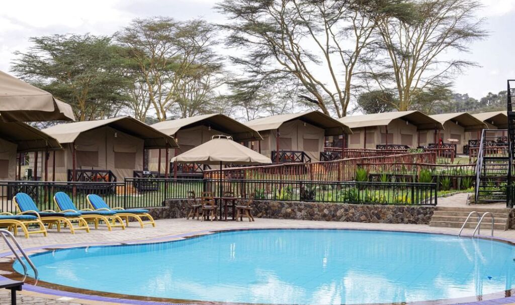 Naivasha West Beach Camp tents