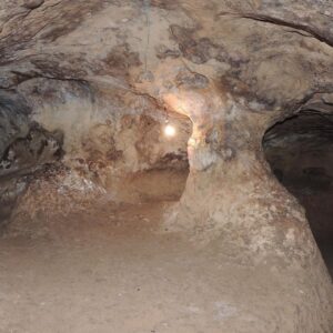 Old stone age caves