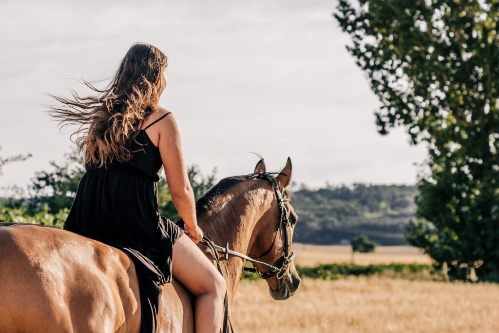 horseback riding at Fred’s Ranch and Resort