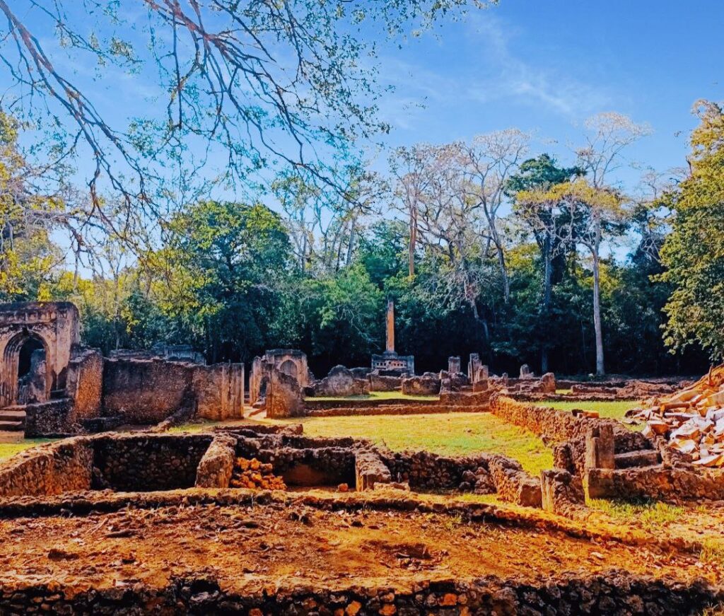 Inside the Gedi Ruins Malindi