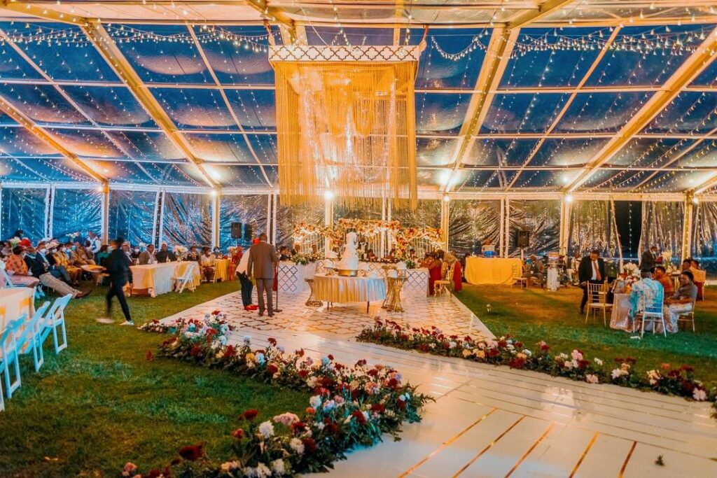 Naishola Gardens Wedding decor