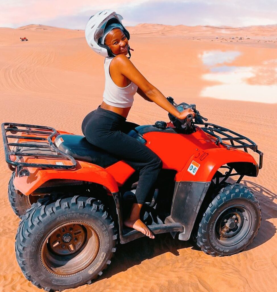 Quad bike at Mambrui Sand Dunes