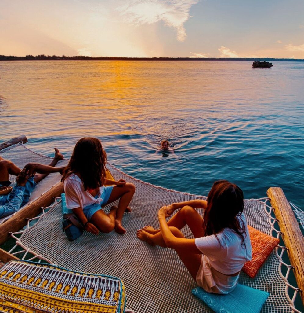 Watching the sunset in Watamu