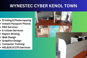 Wynestec Cyber in Kenol Town: Get Online Cyber Services Today