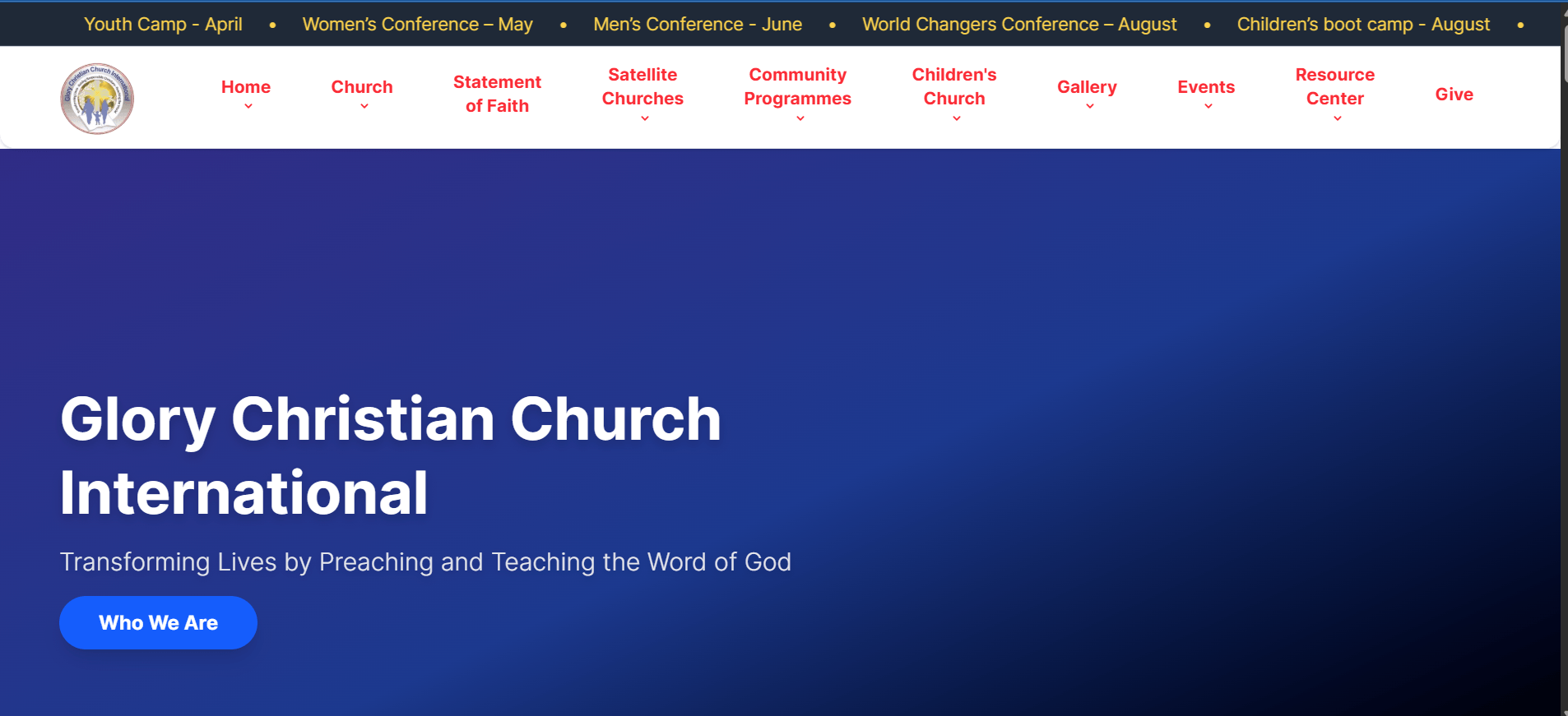 GCCI Website Preview